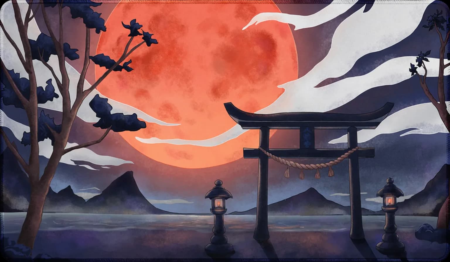 Blood Moon Torii Gate